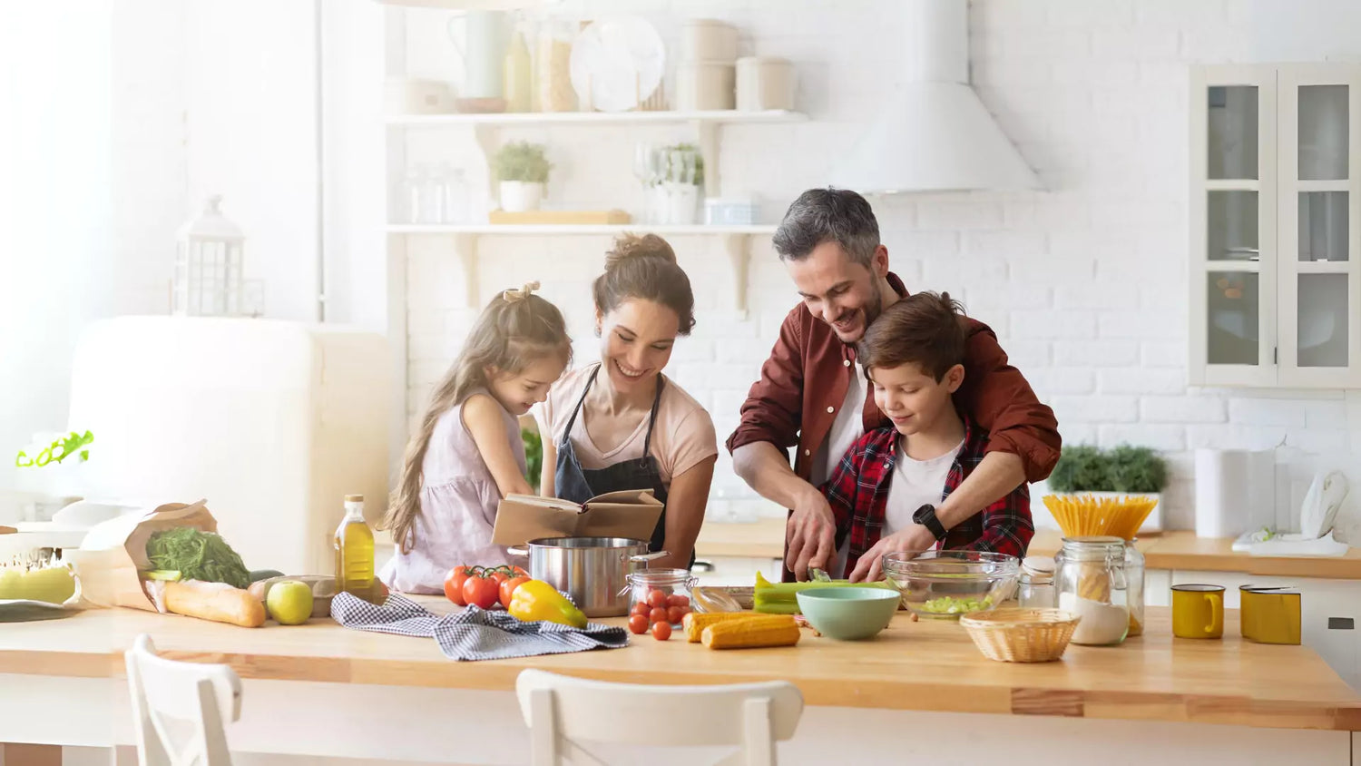 SWEORN- A family is preparing food in the kitchen