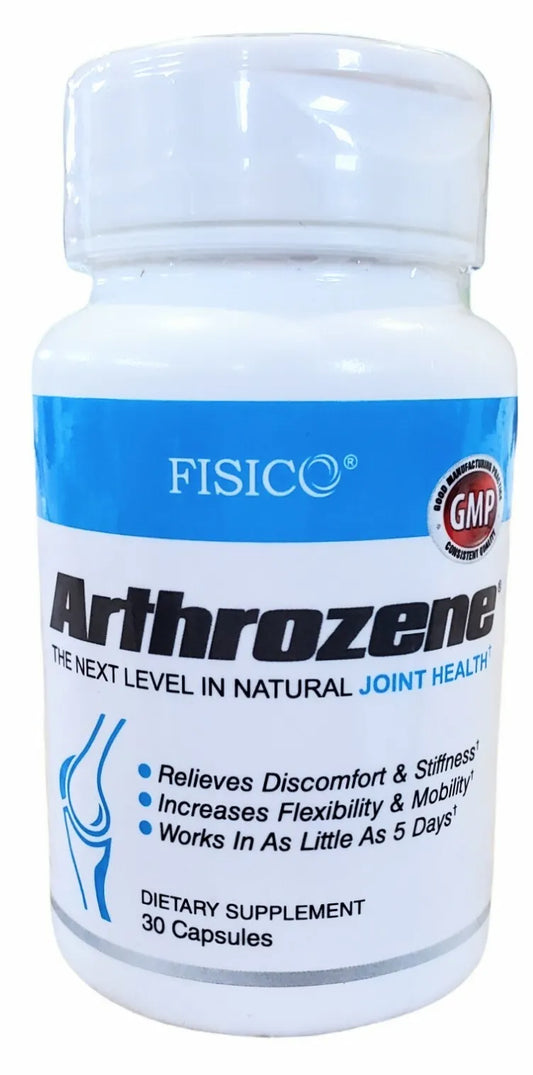 Fisico Arthrozene Natural Joint Health Knee Hip Pain Swelling Relief Arthritis