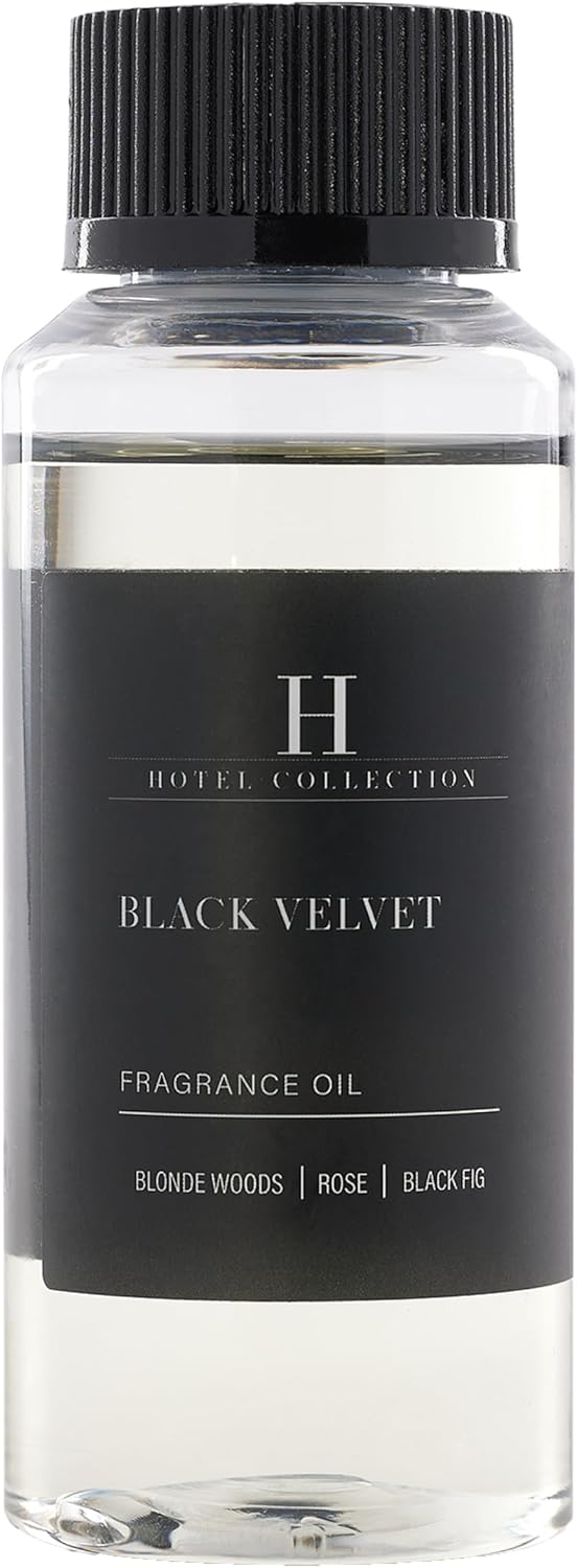 Hotel Collection Diffuser Oil-Black Velvet-Aromatherapy Essential Fragrance Oil-Zesty Citrus, Juicy Black Fig& Floral Rose-120ML 4.1 Fl oz