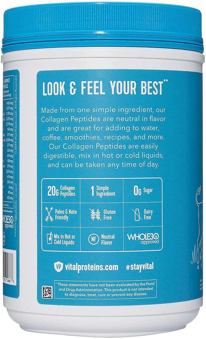 Vital Proteins Collagen Peptides Unflavored (24 oz) - Dietary Supplement